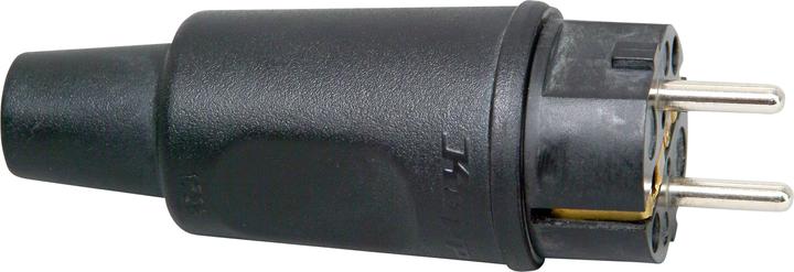 Produktbild Kopp Schutzkontakt-Vollgummistecker schwarz