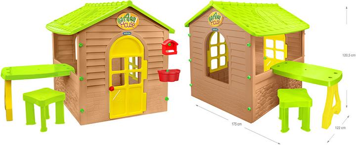 Mochtoys Garden playhouse with table