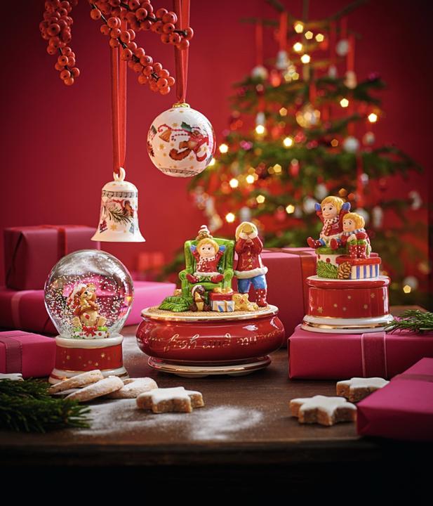 Immagine prodotto Hutschenreuther Set di mini campane e palline della serie 21 da collezione Regalo di Natale (1 x)