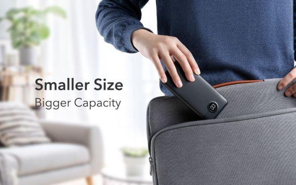 Actual product image Veger Powerbank L10S (W1105PD) 10000mAh 20W 2A PD QC3.0 - black (10000 mAh, 20 W, 20 Wh)
