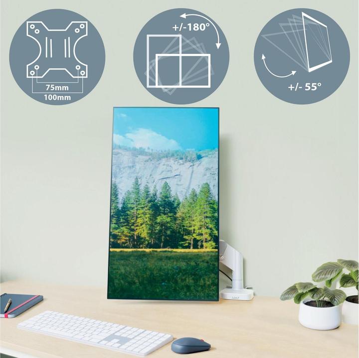Image du produit Leitz Single Monitorarm Ergo (Tables, 32", 9 kg)