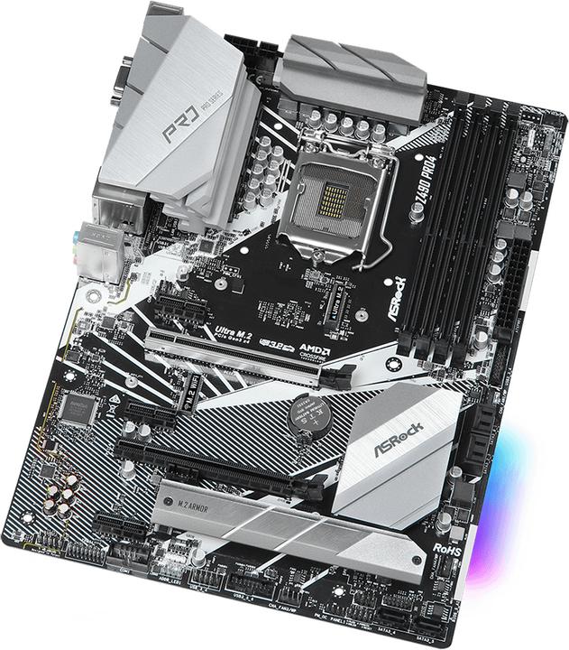 Produktbild AsRock Z490 Pro4 (LGA 1200, Intel Z490, ATX)