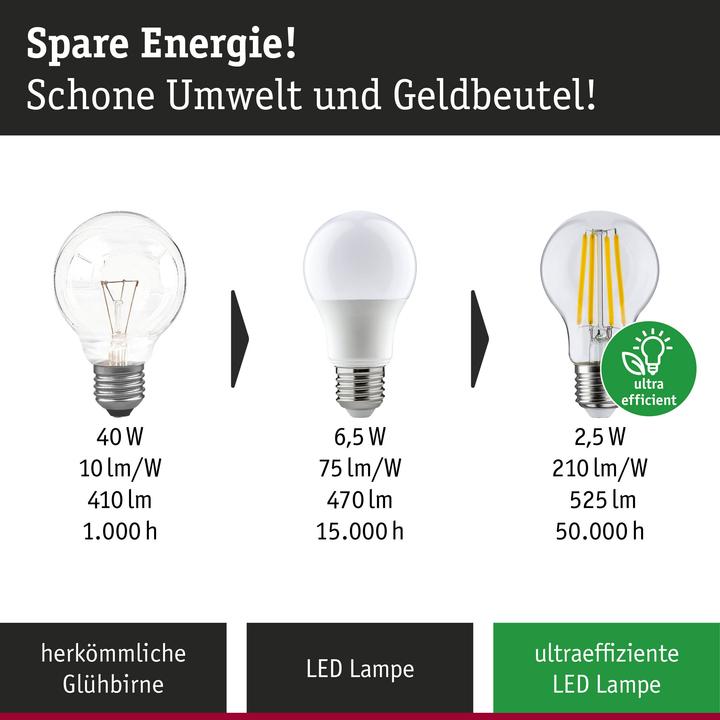 Produktbild Paulmann Tropfen Eco-Line Filament (E14, 2.50 W, 525 lm, 1 x, A)