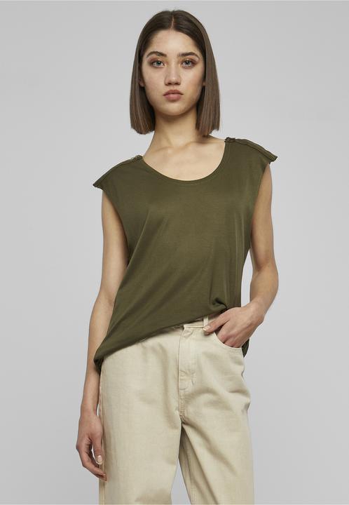 Produktbild Urban Classics Ladies Shoulder Zip HiLo Tee (S)