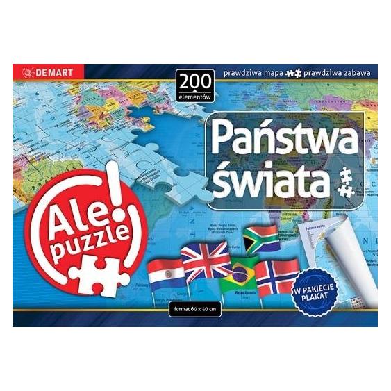 Demar Puzzle - Länder Der Welt (200 onderdelen)