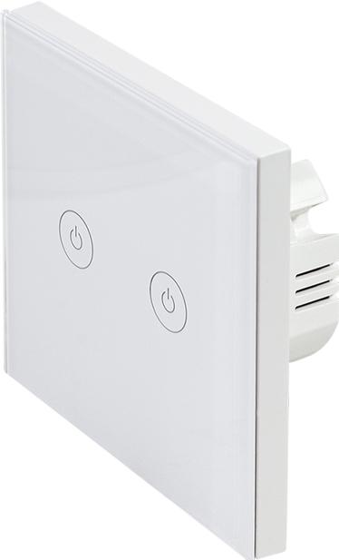 Actual product image LogiLink Smart Home Wi-Fi Wall Switch 2-Fold