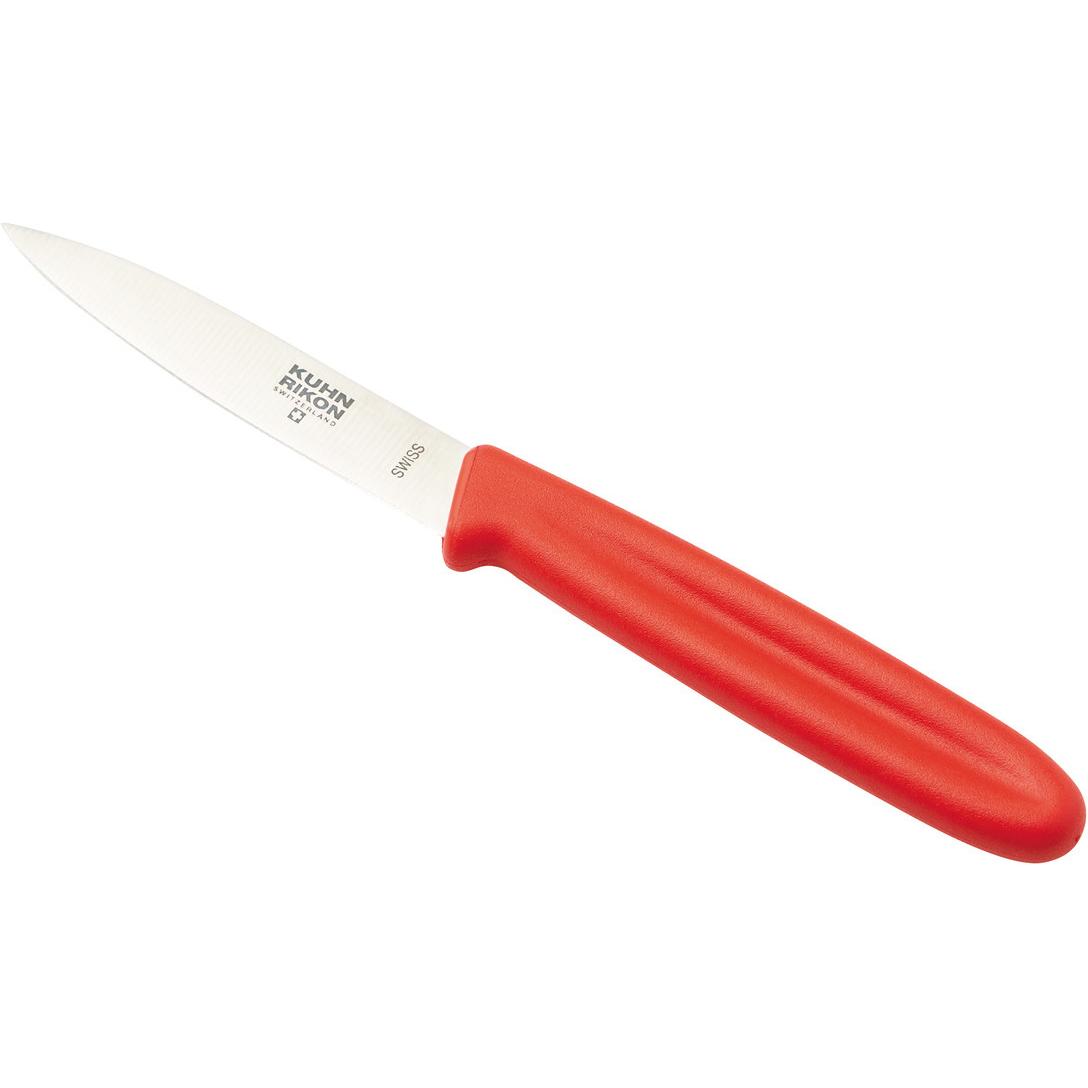 6x Kuhn Rikon Swiss, Küchenmesser, Rot