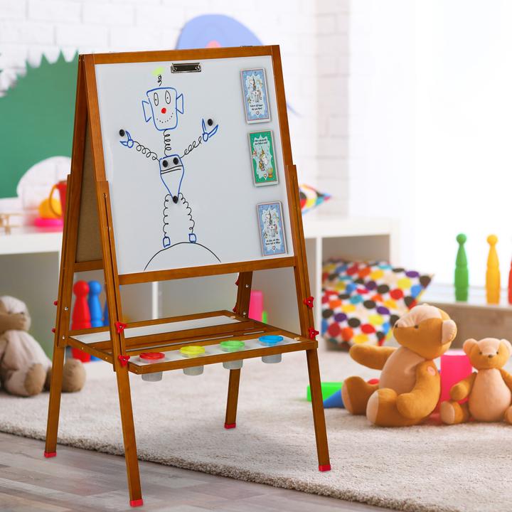 Actual product image Relaxdays Children's easel board