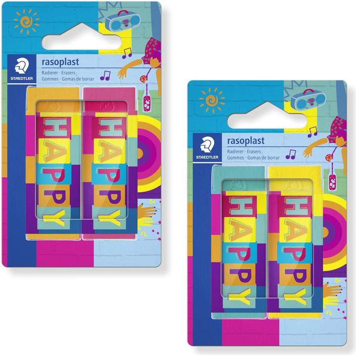 Productafbeelding Staedtler Gum Happy 2 stuks