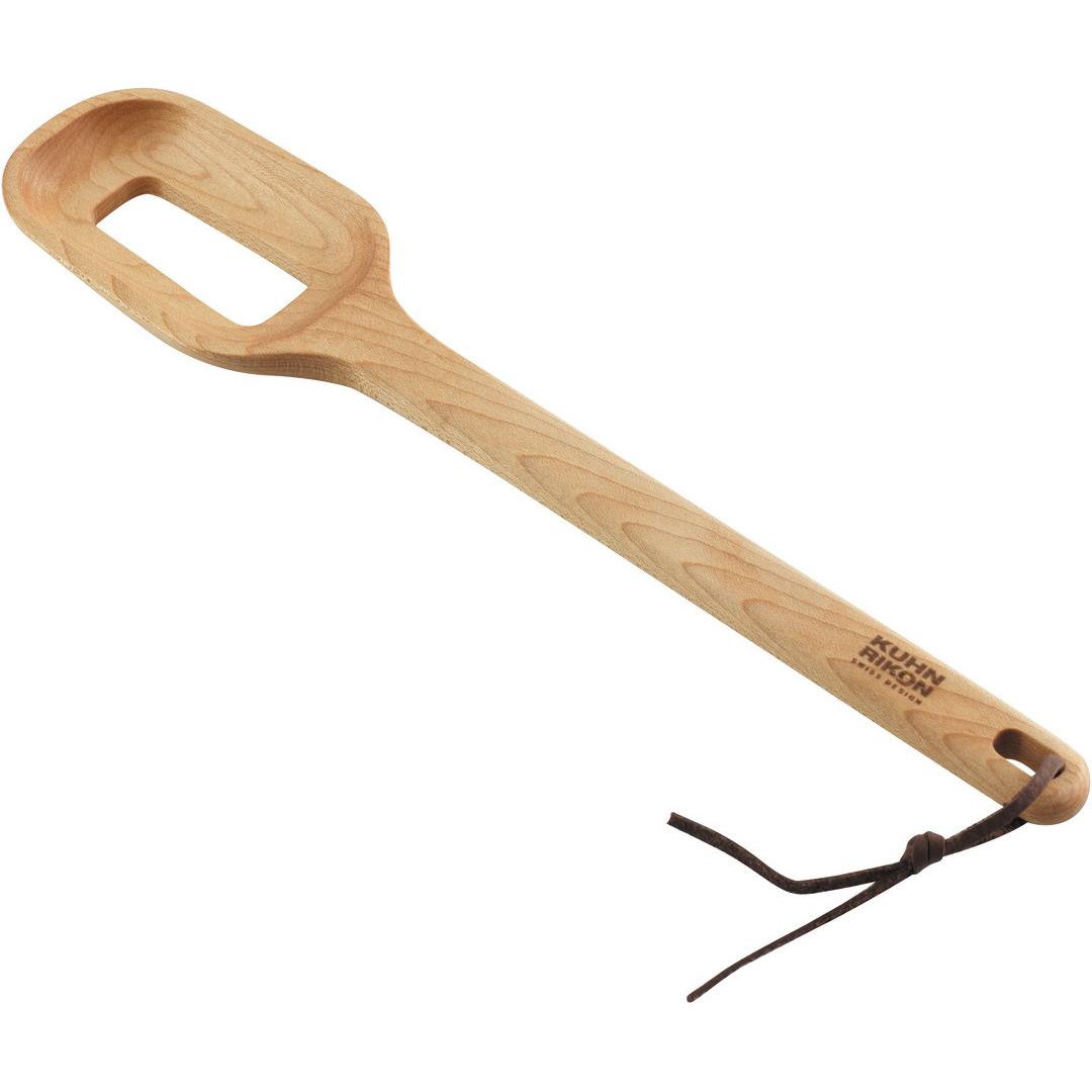 6x Kuhn Rikon Lochkelle, Kochbesteck, Braun