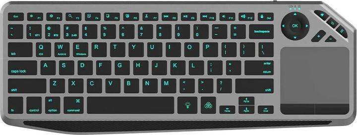 Actual product image Techly ICTB9801TB Keyboard RF Wireless + Bluetooth QWERTY US English Black (US, Wireless)