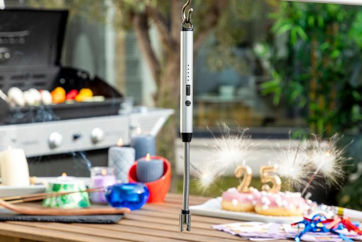 Produktbild InnovaGoods Wiederaufladbares und biegbares elektrisches Feuerzeug Eflecther
