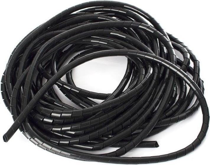 Okko Protective conduit SWB-10, spiral, black, 10 m (Kabelspiralschlauch, 1000 cm)