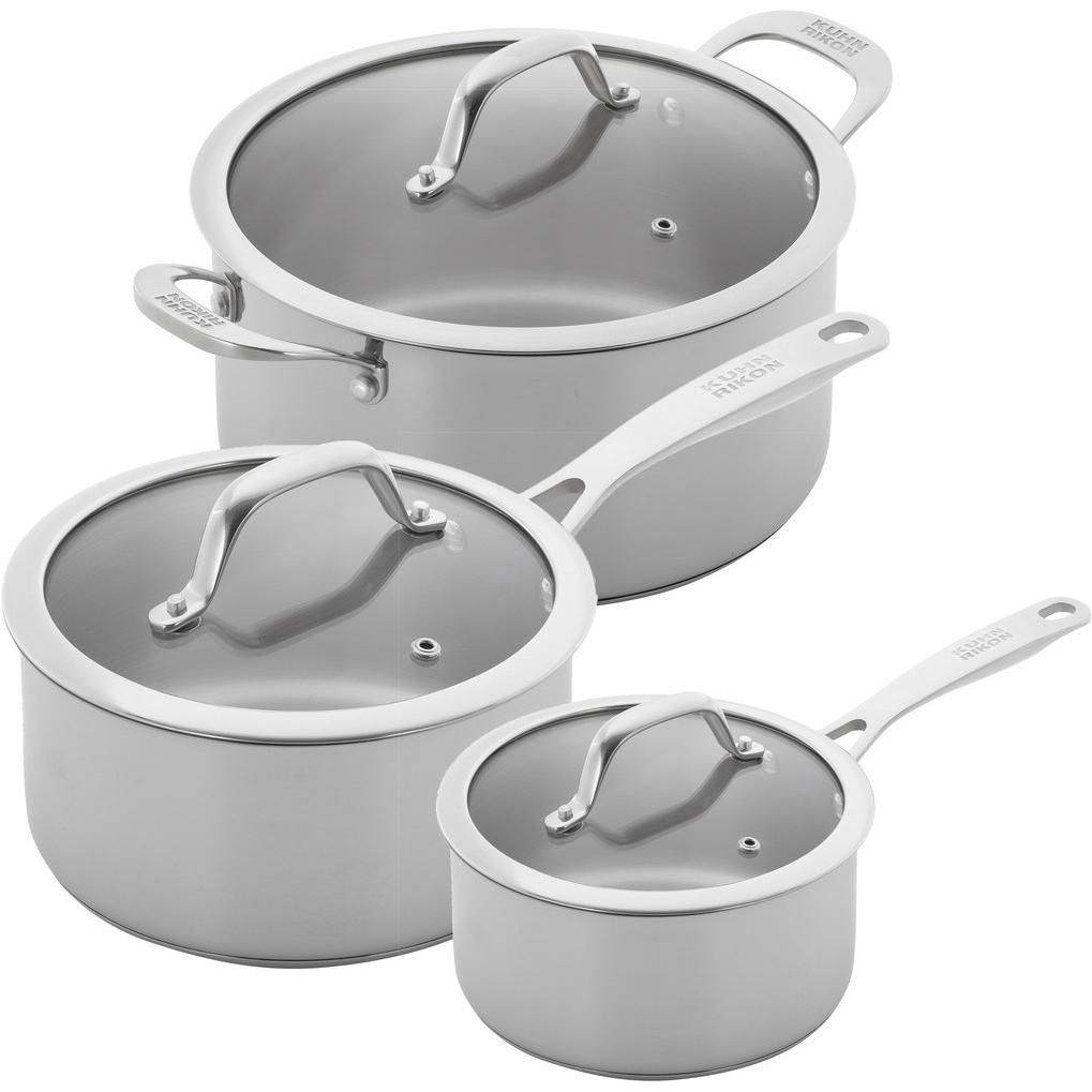 Kuhn Rikon Allround, Pfanne + Kochtopf, Silber