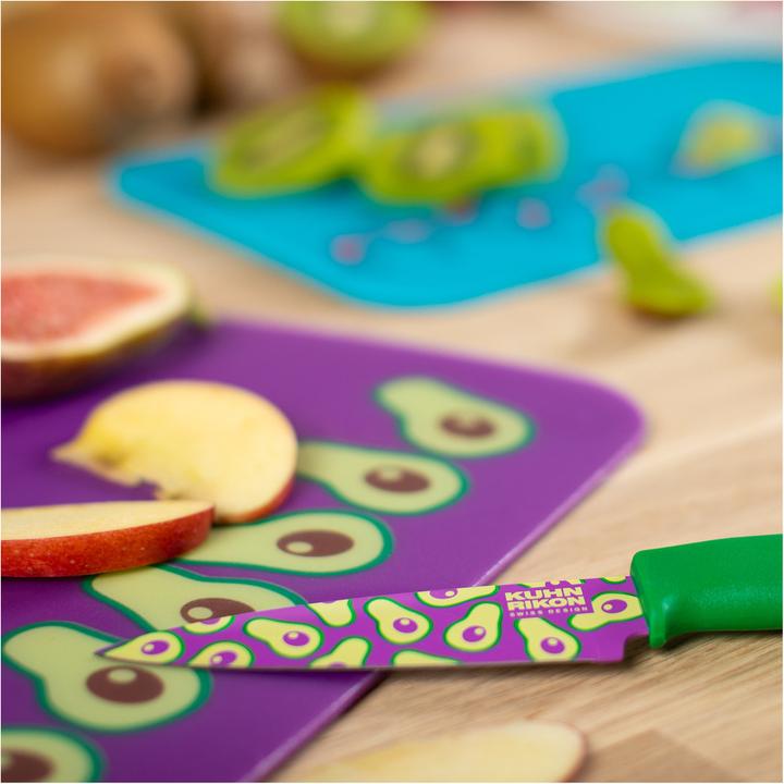 Produktbild Kuhn Rikon Colori Rüstmesser / Schneidebrett Set