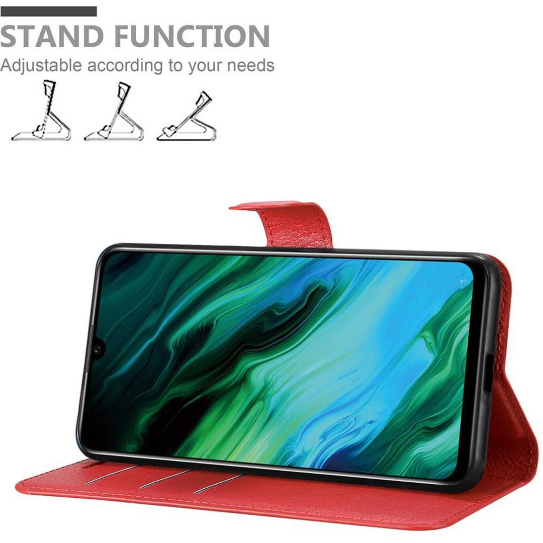 Thumbnail - Cadorabo Book mit Standfunktion Cover (Honor 20e), Smartphone Hülle, Rot