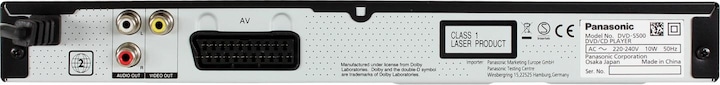 Actual product image Panasonic DVD-S500EG-K (DVD players)
