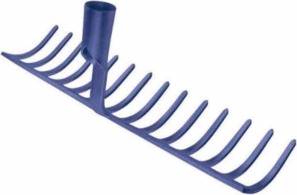 Actual product image Idealspaten SIEGER road rake light version blue conical spout without handle