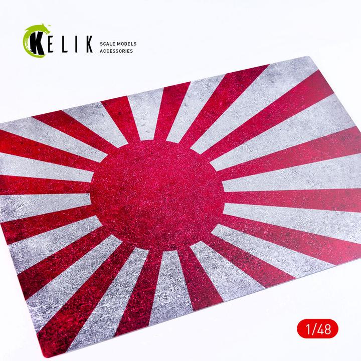 Kelik Japan Naval Flag - Base - Acrylic 3 mm (410 x 270 mm) (410 g) (1/72 - 1/32) (41 x 27 cm)