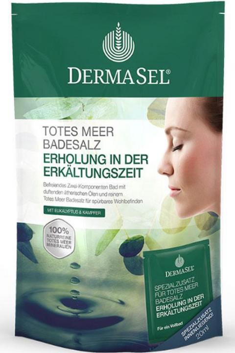Produktbild DermaSel Badesalz Erkaelt +20ml 400g (400 ml, Badeperlen)