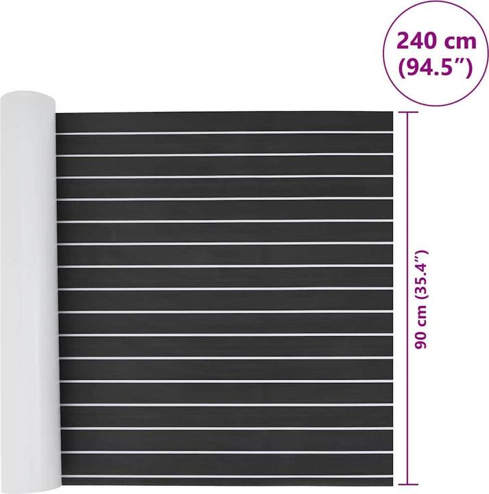 Produktbild vidaXL Bootsbelag (240 x 90 cm)