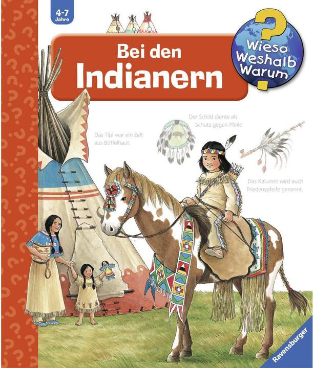 Ravensburger Bei den Indianern (Duits, Angela Weinhold, 2014)