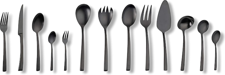 Image du produit Echtwerk Couverts de table Avelino (Noir) (68 pièce(s), Set de couverts)