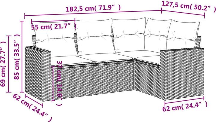 Produktbild vidaXL Saylor