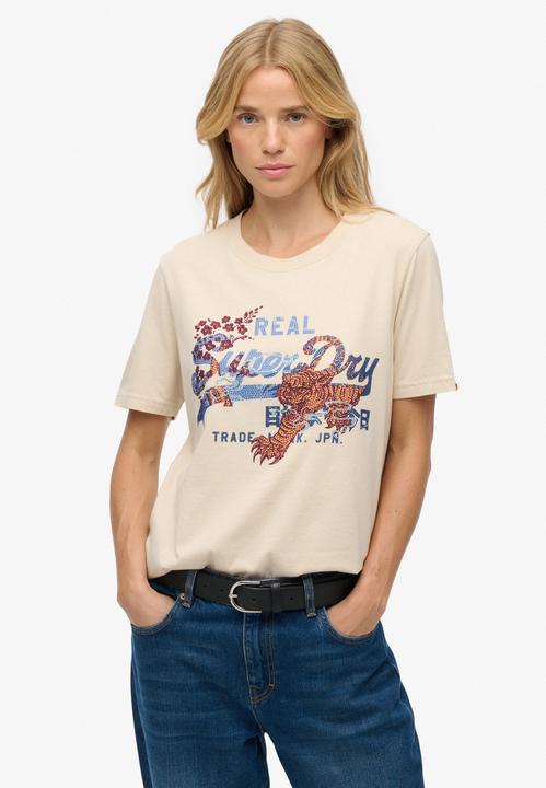 Produktbild Superdry Locker geschnittenes Tokyo T-Shirt mit Vintage-Logo (S)