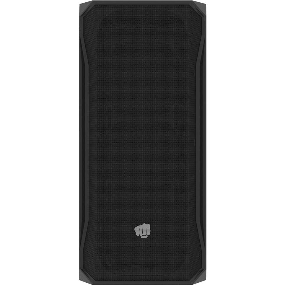 Fury Obudowa OBUDOWA SHOBO SH4 RGB MIDI TOWER Z OKNEM CZARNA (ATX, mATX, Mini-ITX), PC Gehäuse, Schwarz