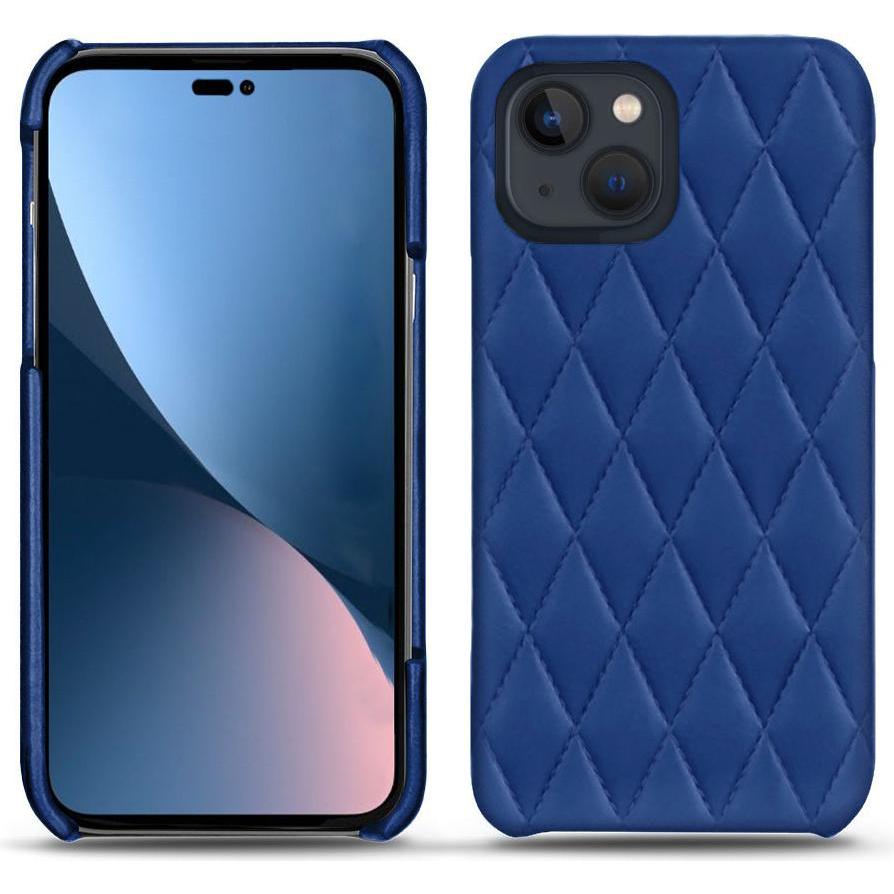 Noreve Lederschutzhülle (Apple iPhone 14 Plus), Smartphone Hülle, Blau