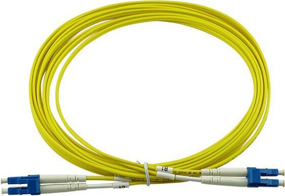 Actual product image CBO BlueOptics fibre optic patch cable LC / LC SM G.652.D yellow 0.5m (0.50 m)