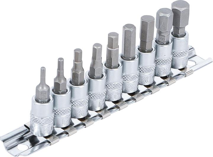 Produktbild BGS Bit-Einsatz-Satz (9/32", 3/32, 3/8", 5/16", 1/8, 1/4", 1/2")