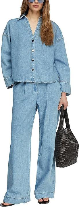 Immagine prodotto Comma Lyocell-Denim-Shacket mit Kragen und V-Ausschnitt (38)