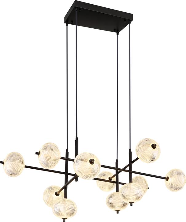 Image du produit Globo Lampe à Suspendre Métal Noir Mat, 1xled (7700 lm)