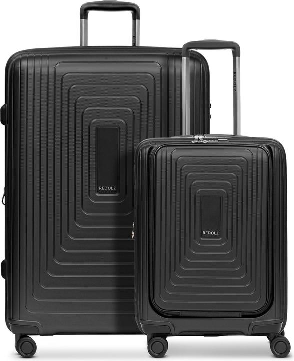 Actual product image Redolz Essentials 14 4-wheel suitcase set 2 pcs. laptop compartment with stretch fold (168 l)