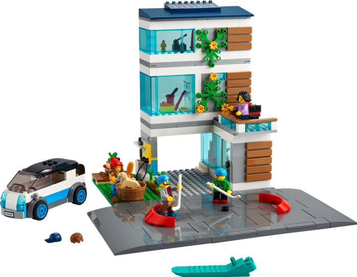Produktbild LEGO Modernes Familienhaus (60291, LEGO City)