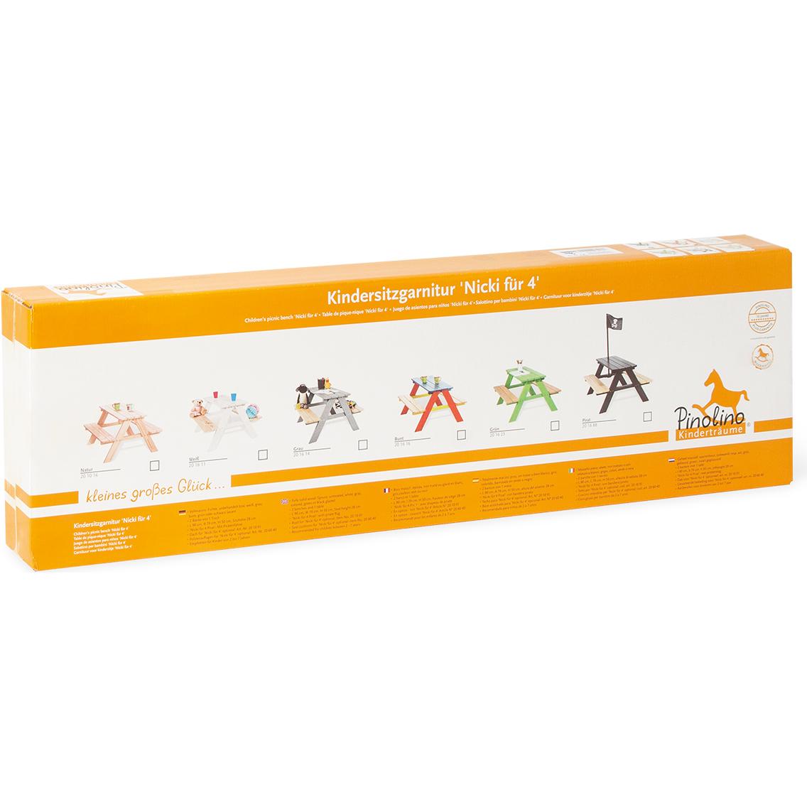 Thumbnail - Pinolino Kindersitzgarnitur Nicki für 4