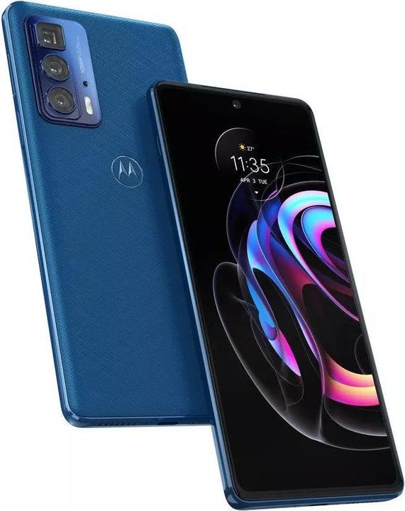 Produktbild Motorola Edge 20 Pro (256 GB, Blue Vegan Leather, 6.70", Dual SIM, 5G)