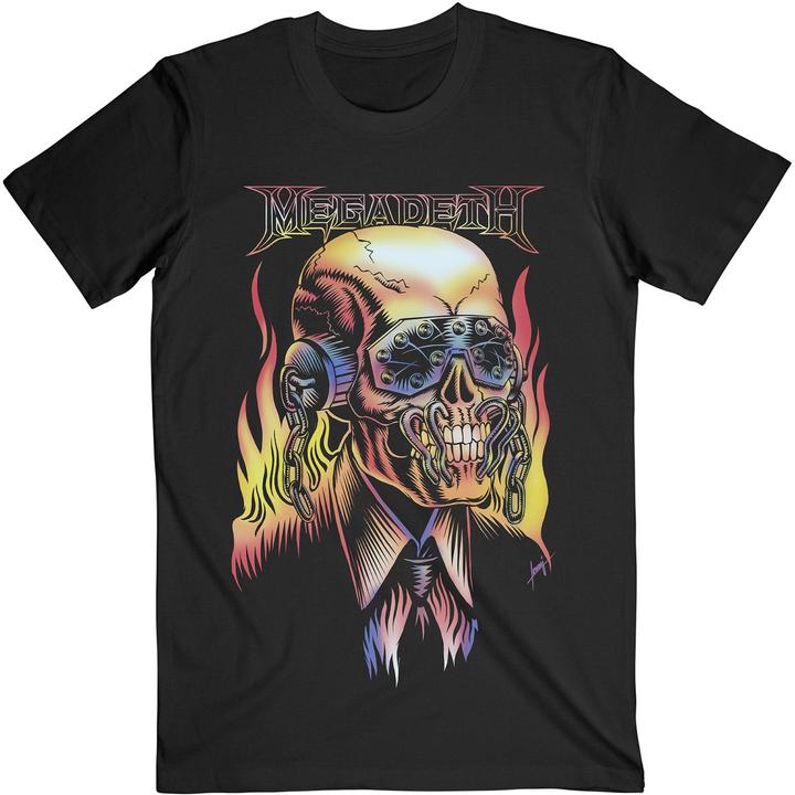 Produktbild Megadeth Flaming Vic TShirt (M)