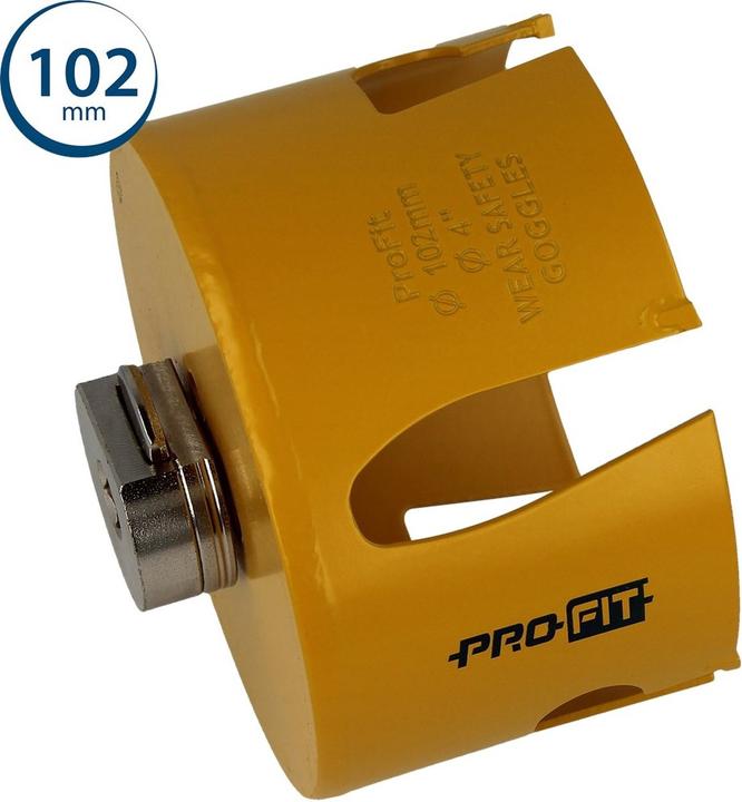 Produktbild Areco ProFit Multi Purpose HM hulsav med adapter, 102 mm (102 mm)
