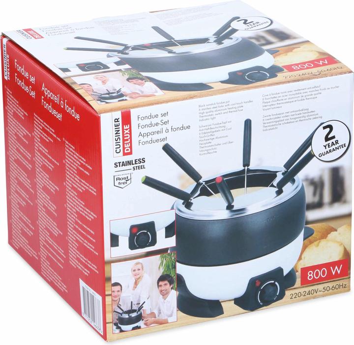 Actual product image Cuisinier Deluxe Fondue set (Chinoise Fondue, Fondue Bourguignonne)