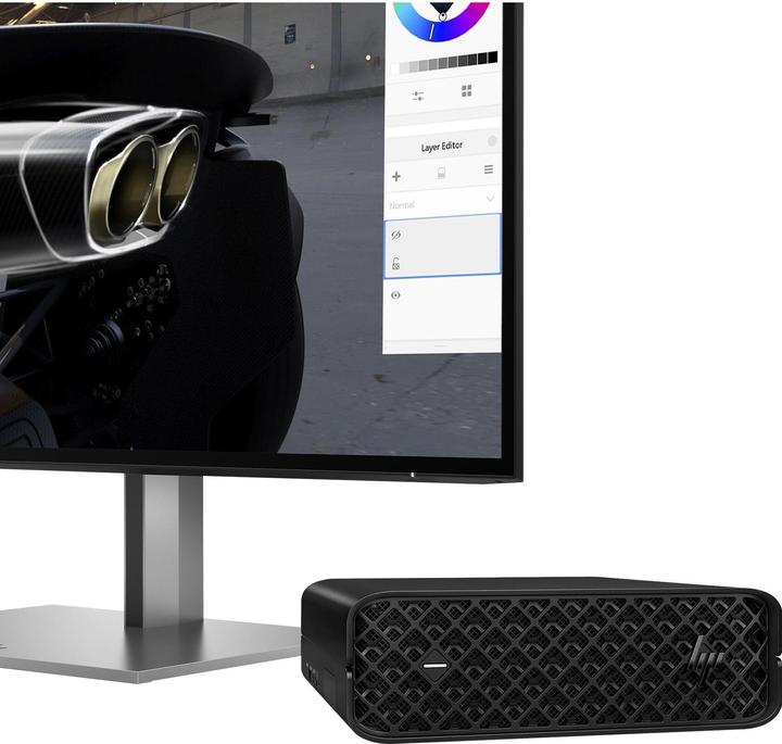 Image du produit HP Z2 Mini G9 (Intel Core i7-14700, 32 Go, 1000 Go, RTX A1000)