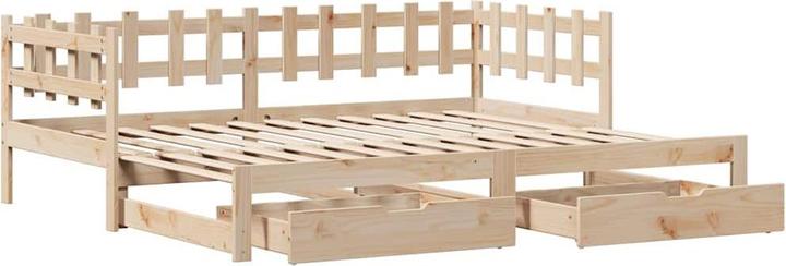 Actual product image vidaXL ausziehbares Tagesbett