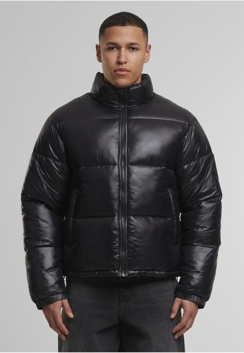 Produktbild Urban Classics Shiny Puffer Jacket black M (M)