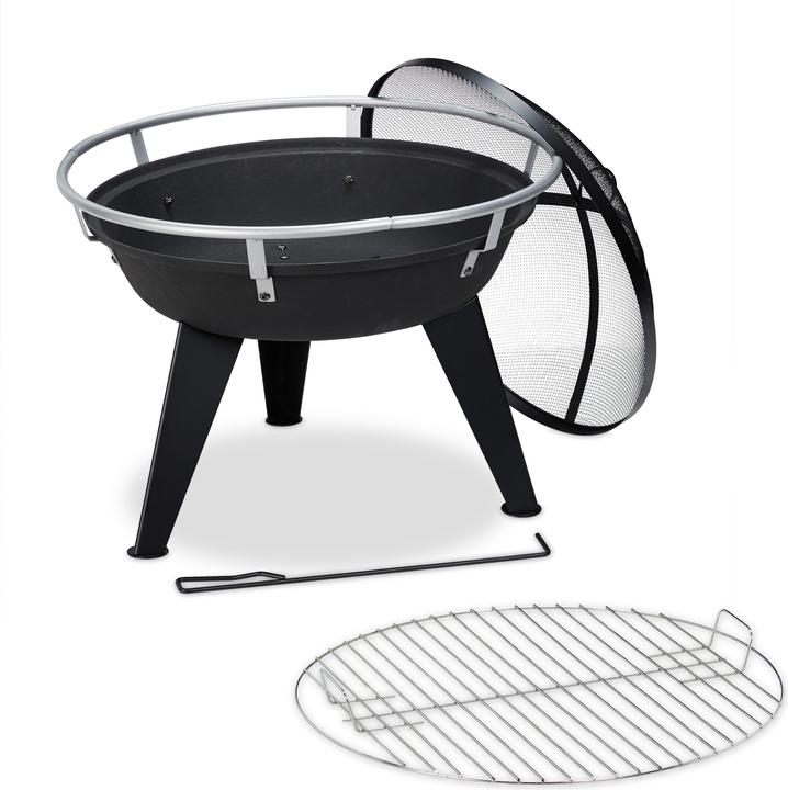 Actual product image Relaxdays Fire bowl (61 cm)