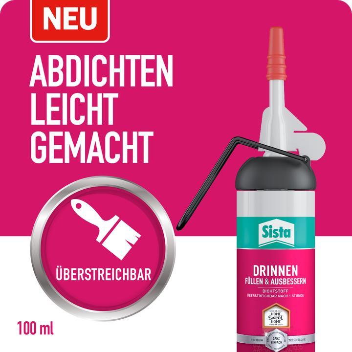 Immagine prodotto Sista Riempimento interno e ritocco bianco (0.26 kg, Bianco, 100 ml)