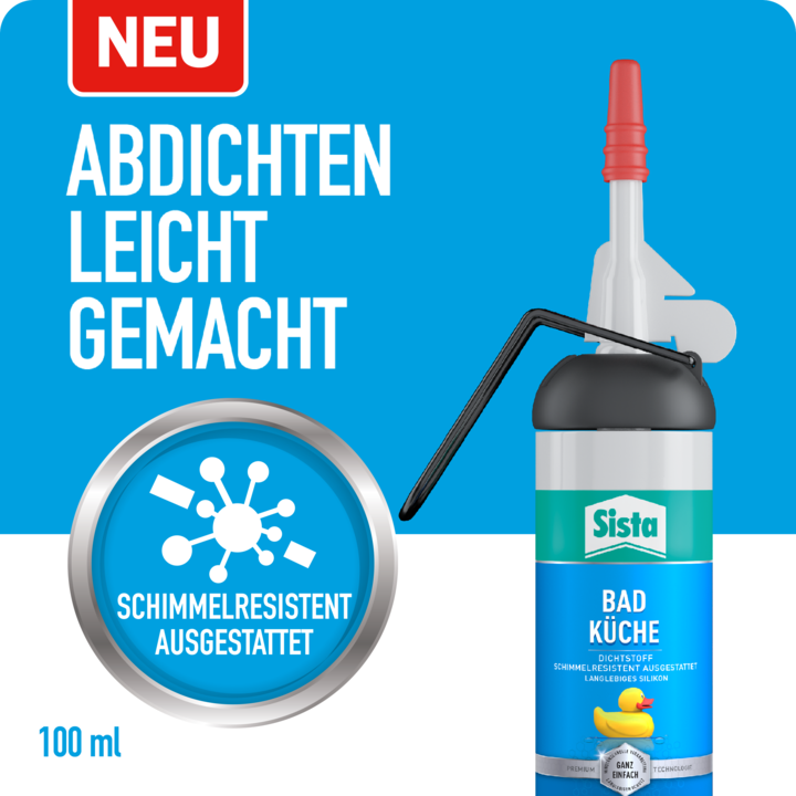 Actual product image Sista Bathroom + Kitchen transparent (0.18 kg, Transparent, 100 ml)