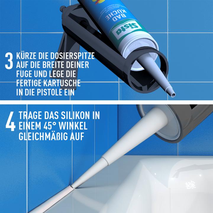 Produktbild Sista Bad & Küche transparent (0.35 kg, Transparent, 280 ml)