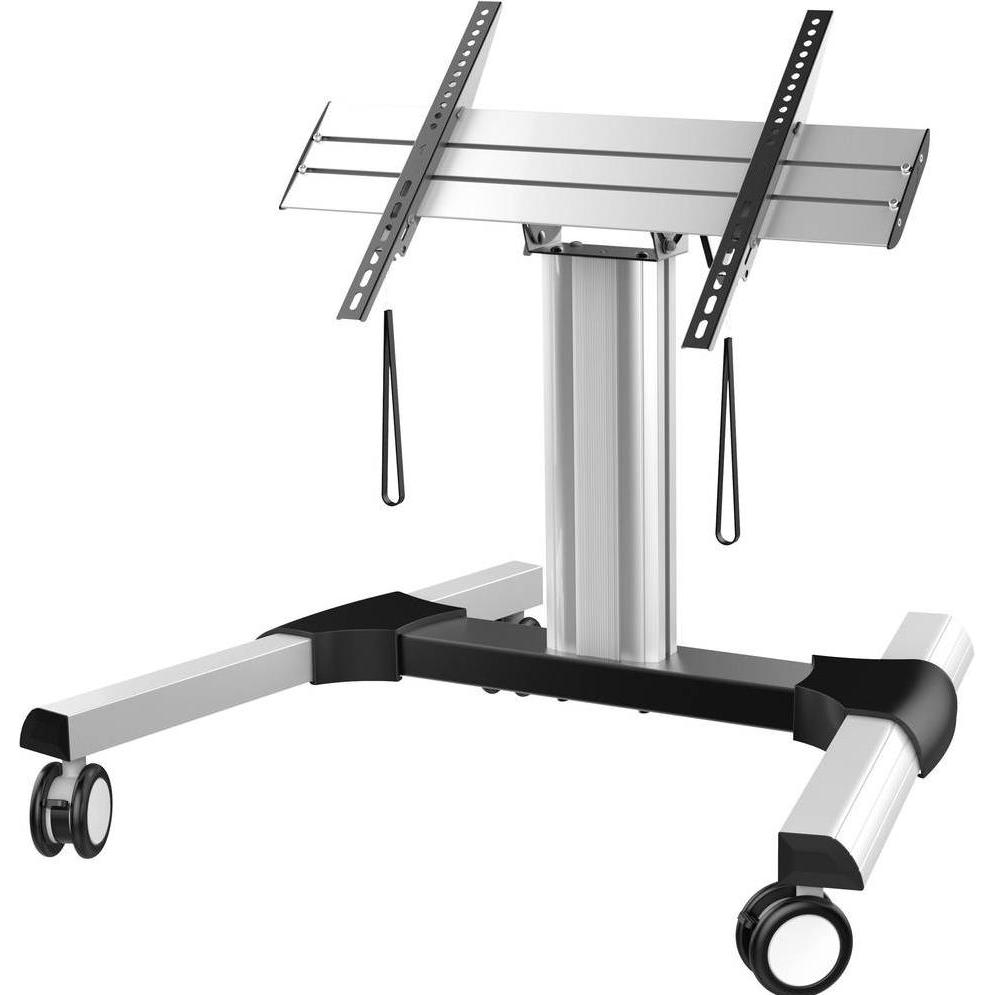 myWall Supporto per touch screen da 37" a 70" (94 - 178 cm), carico fino a 70 kg (70 kg, 37" - 70"), Piedistallo TV, Argento